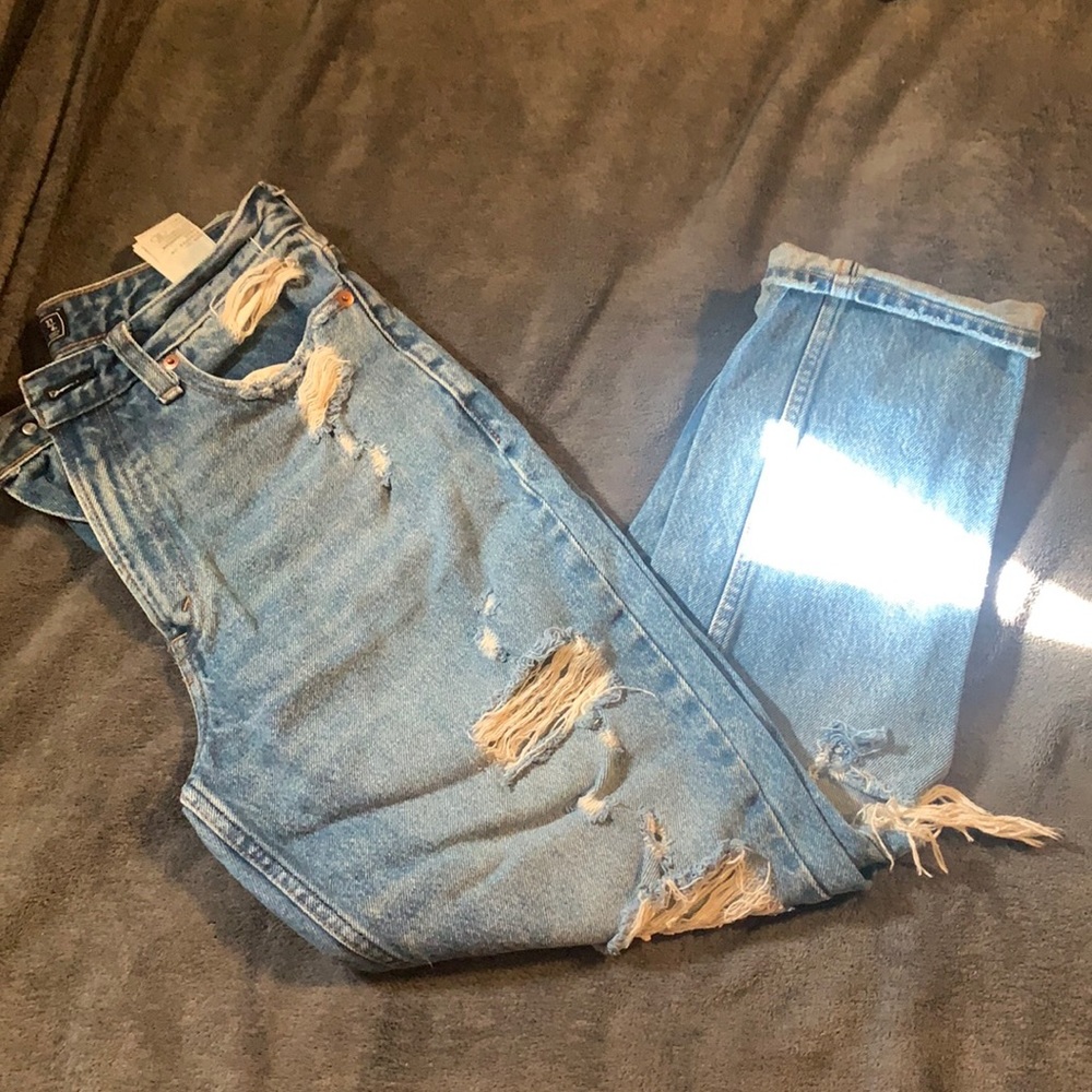 A&F mom jeans
